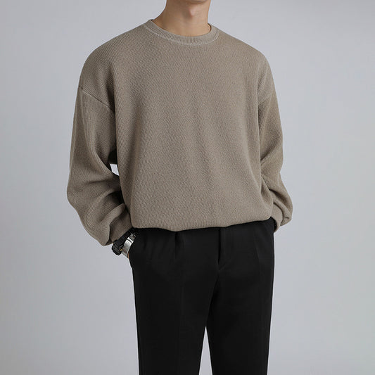 Hoodie Men's Crew Neck Pullover Sweater On Sweater Clothes