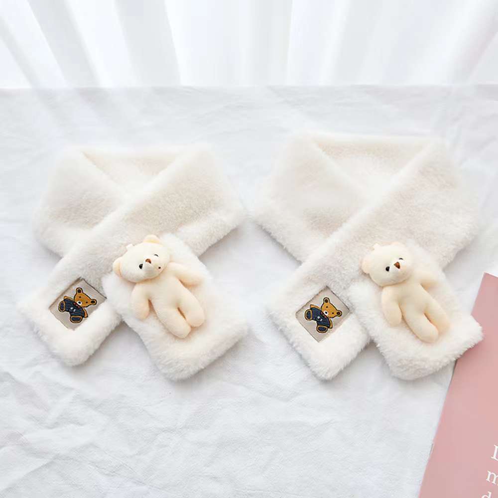 Versatile Cartoon Solid-Color Scarf For Women