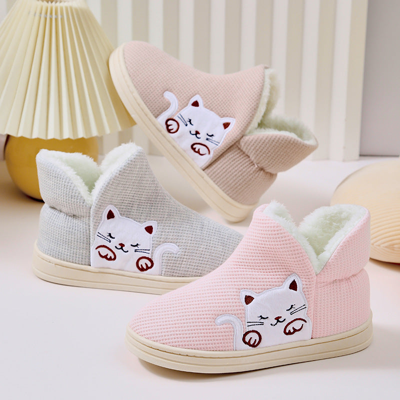 Women's Home Indoor Warm Maternity Shoes  Cotton Slippers