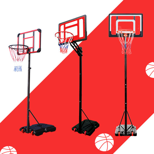 Justerbart indendørs og udendørs flytbart basketballstativ til teenagere