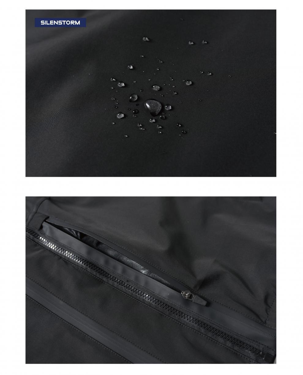 Waterproof Hot Air Seam Sealed Mechanical Shell Jacket Overalls Battle Suit Men's Coat Hooded Jacket