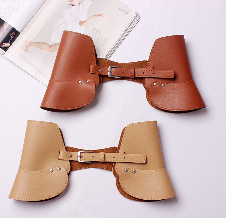 Fashion Girdle, Retro Was Thin, Wide Belt, All-match Waist