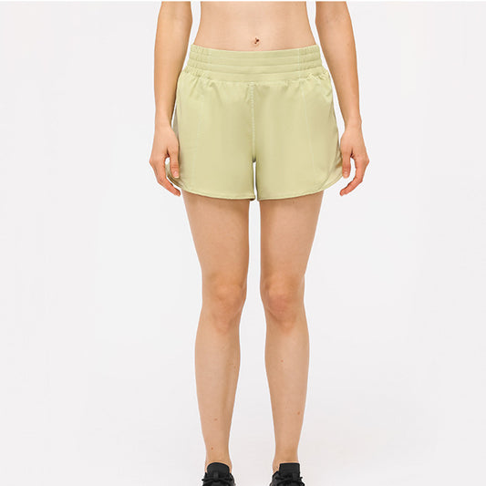 Mesh Drawstring Sports Shorts Women's Breathable Fashion