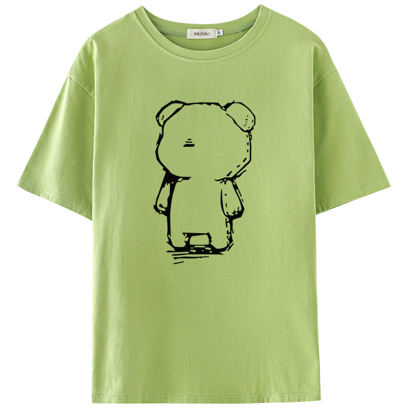 Women's Summer New Casual Cotton Printed T-shirt