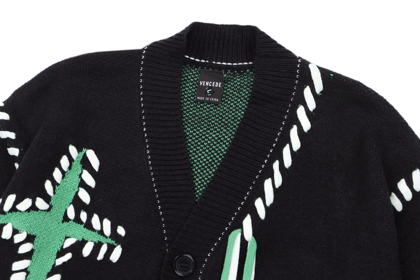 Design Sense Small Crowd Floating Catkin Embroidered Sweater Coat
