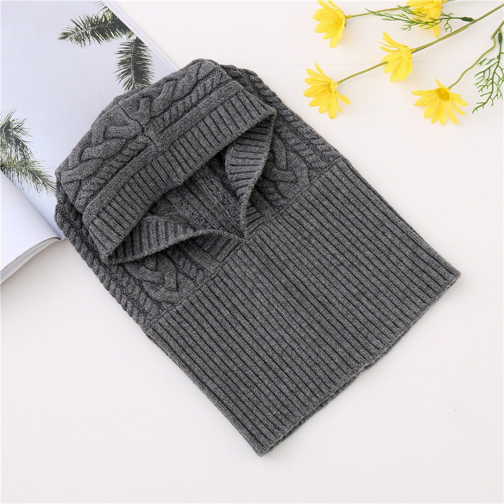 Women's Thickened Thermal Dual-use Knitted Scarf