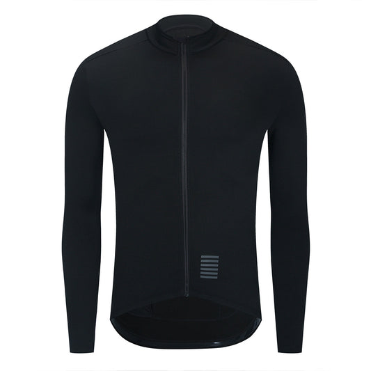 Fleece Cycling Jersey, Long-sleeved Mountain Bike Equipment, Plus Velvet Warm Cycling Jersey