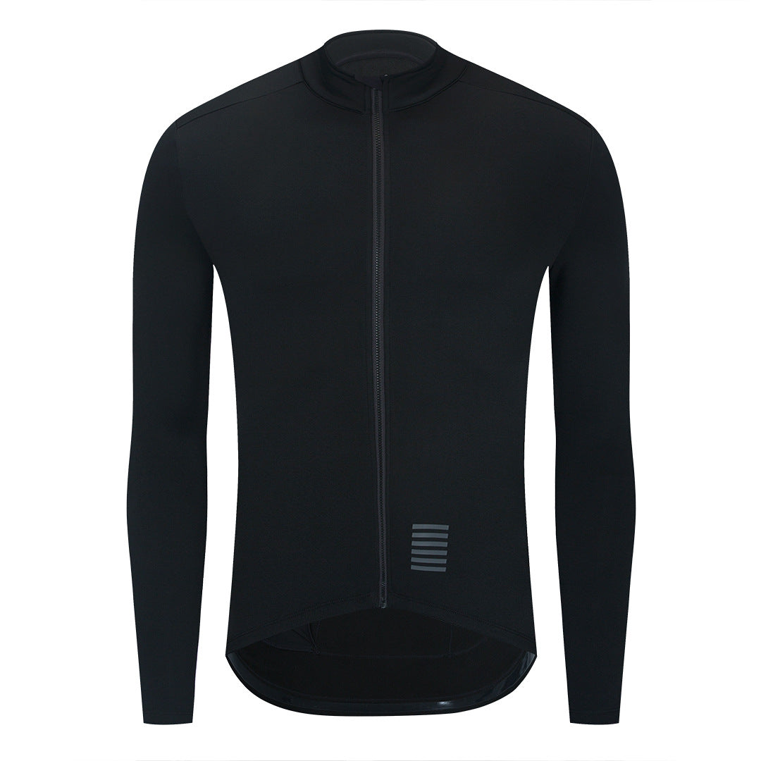 Fleece Cycling Jersey, Long-sleeved Mountain Bike Equipment, Plus Velvet Warm Cycling Jersey