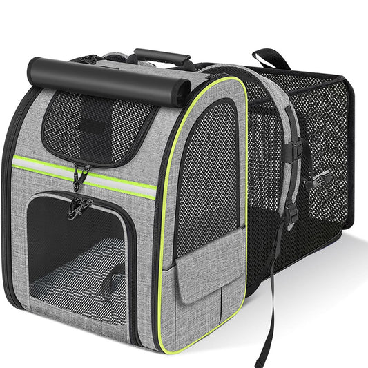 Cat Bag Portable Cat Backpack Extendable Pet Diaper Bag