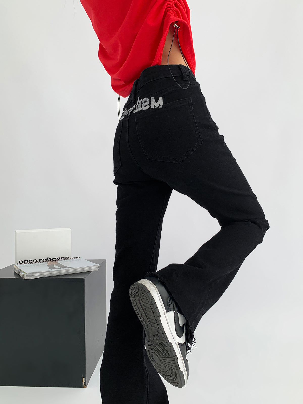 Women's Slim Fit Slim-cut Print Jeans