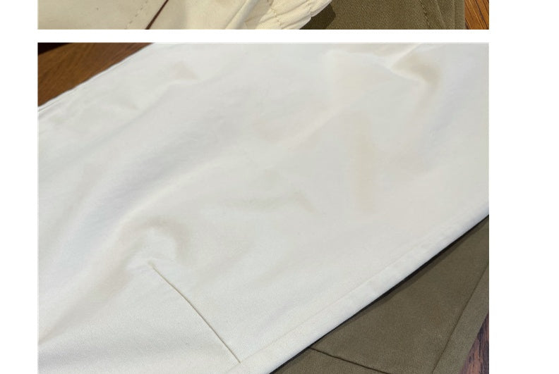 Spring And Autumn Super Soft Sanded Cotton Slimming Elastic Waist Loose Radish Pants