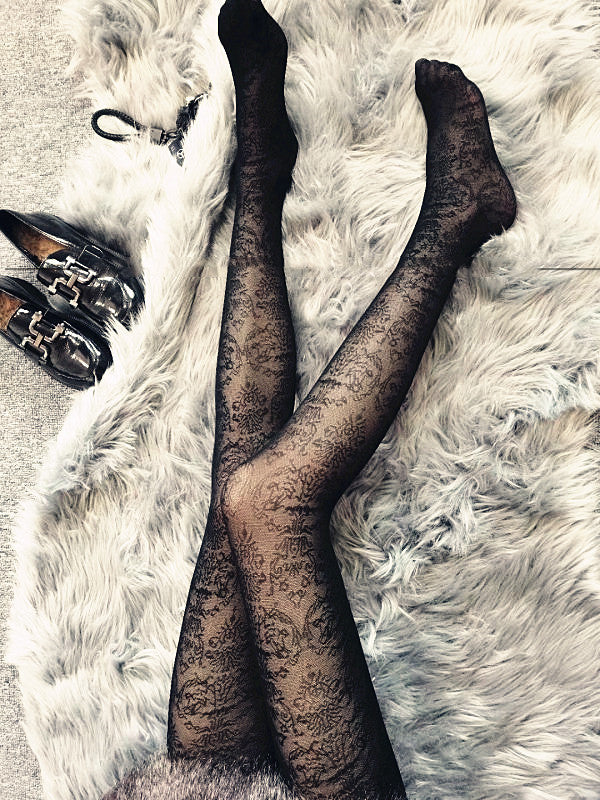Fashion Sexy Women's Black Transparent Pantyhose