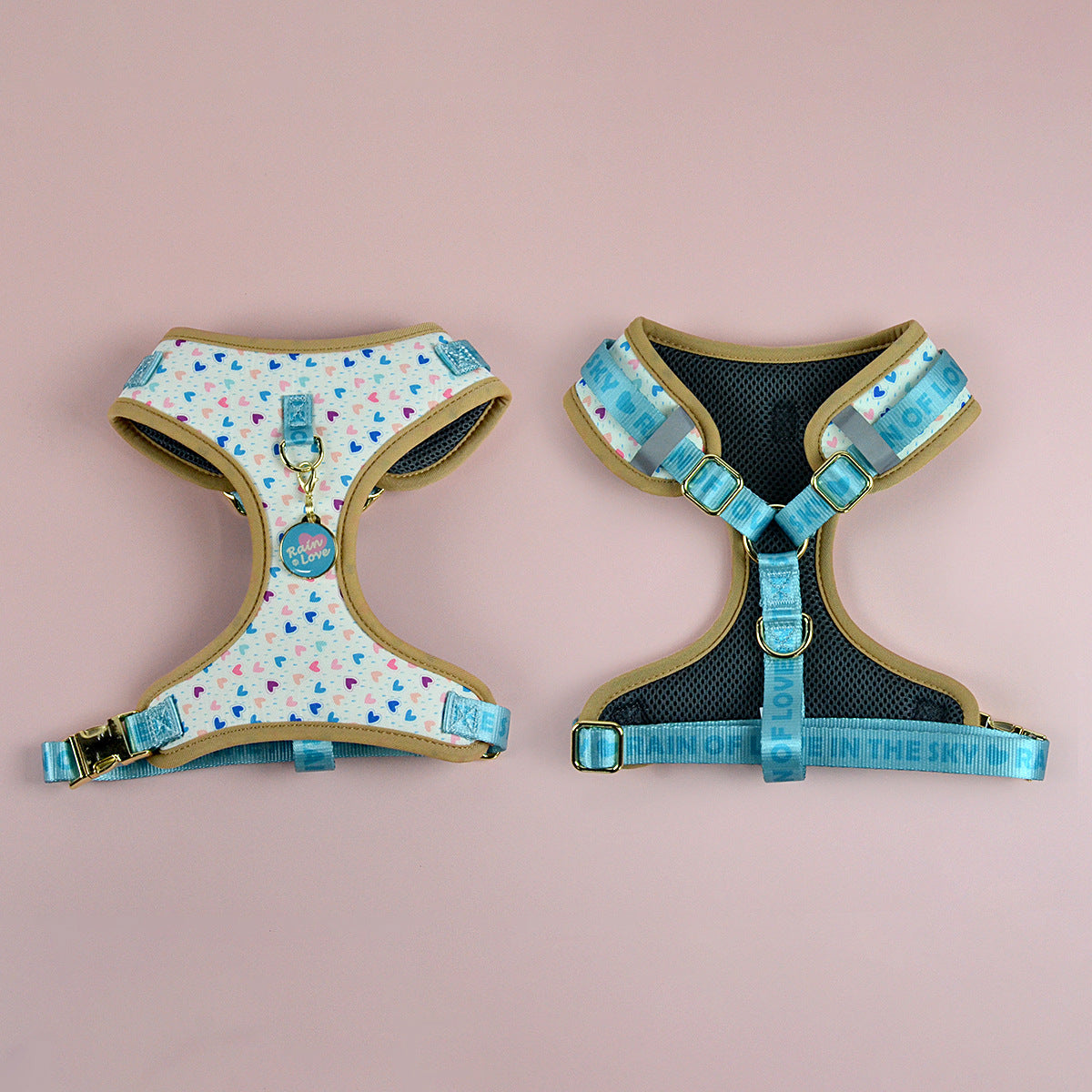Fashionable Breathable Adjustable Dog Breast Strap
