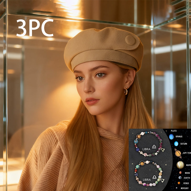 British-style Casual Painter Hat That Is Versatile And Can Show Off Your Face