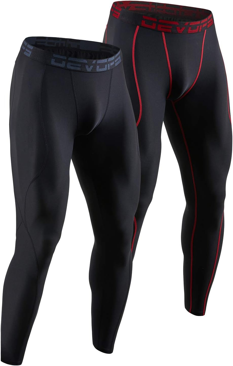 2 or 3 Pack Men'S Compression Pants Athletic Leggings with Pocket/Non-Pocket