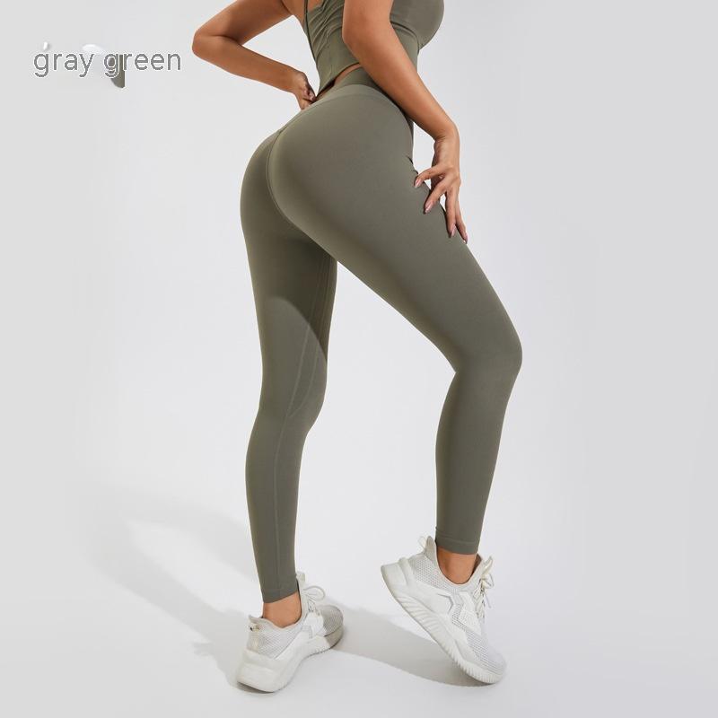 Nude Feel Yoga Pants High Waist Pocket Quick-drying