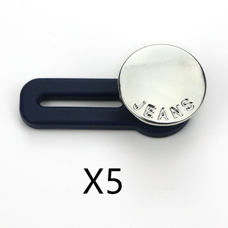 No Sew Jeans With Adjustable Expansion Waist Button