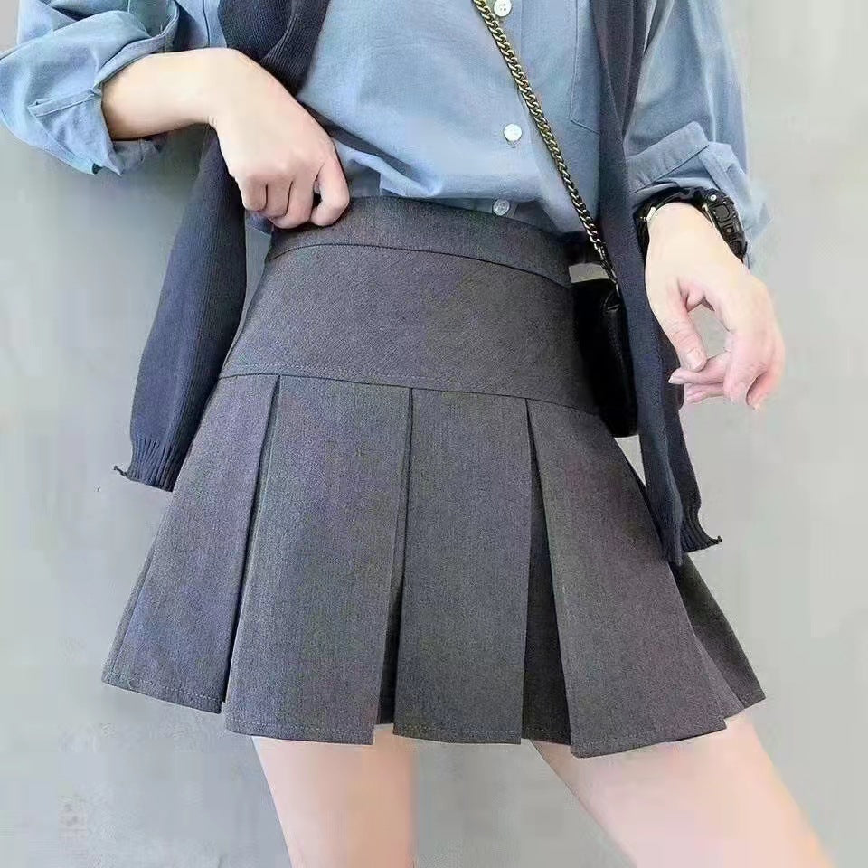 Fashion High Waist Suit  Anti Glare Short Skirt