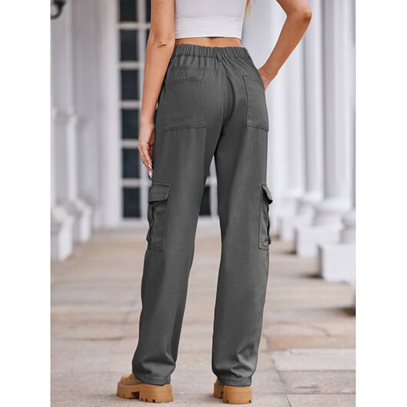 Loose Slimming Trendy Wide-leg Trousers