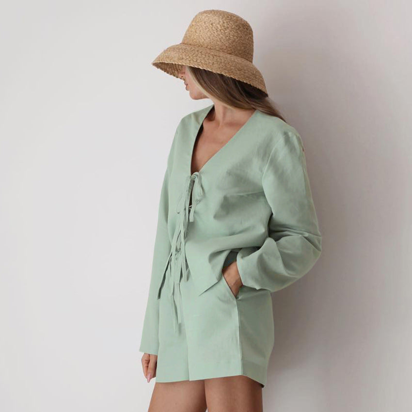 Women's Casual Simple Loungewear Loose-fit Style