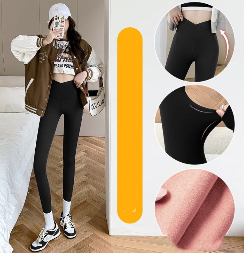Cross Waist Shark Pants Wear High