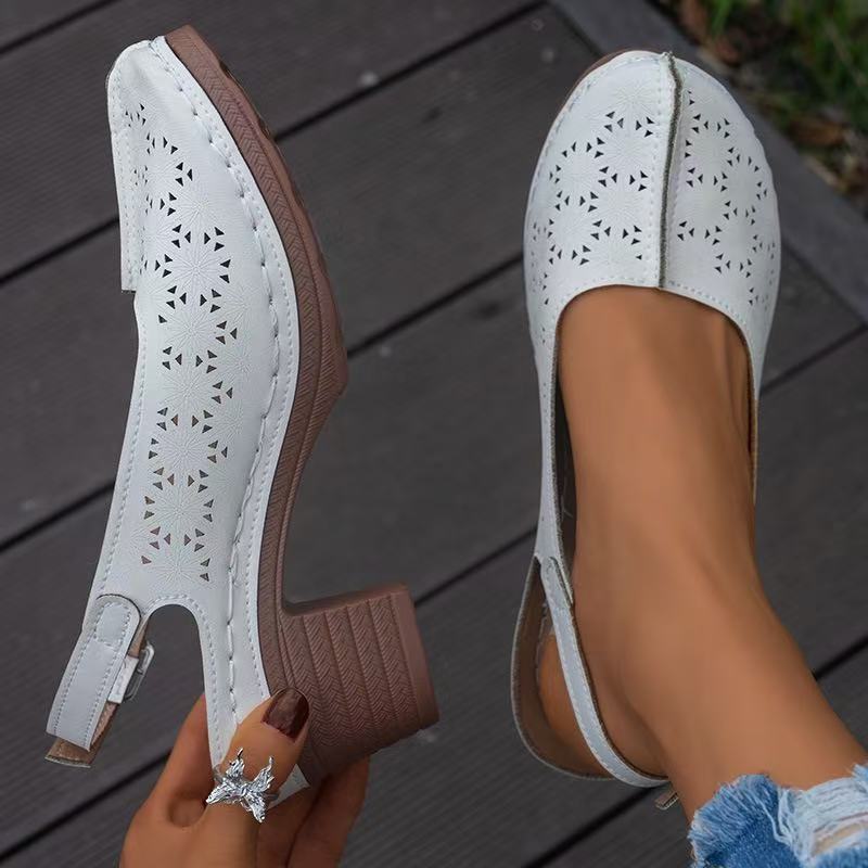 Women's Wedge Sandals European And American Plus Size High Heel Sandals