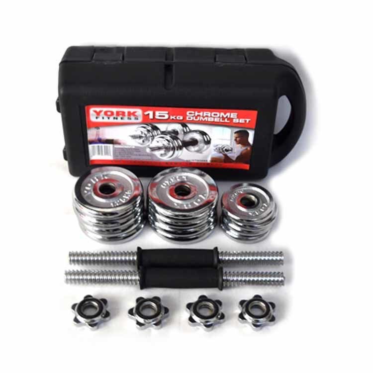 Men's Fitness Home Adjustable Pure Iron Electroplating Dumbbell