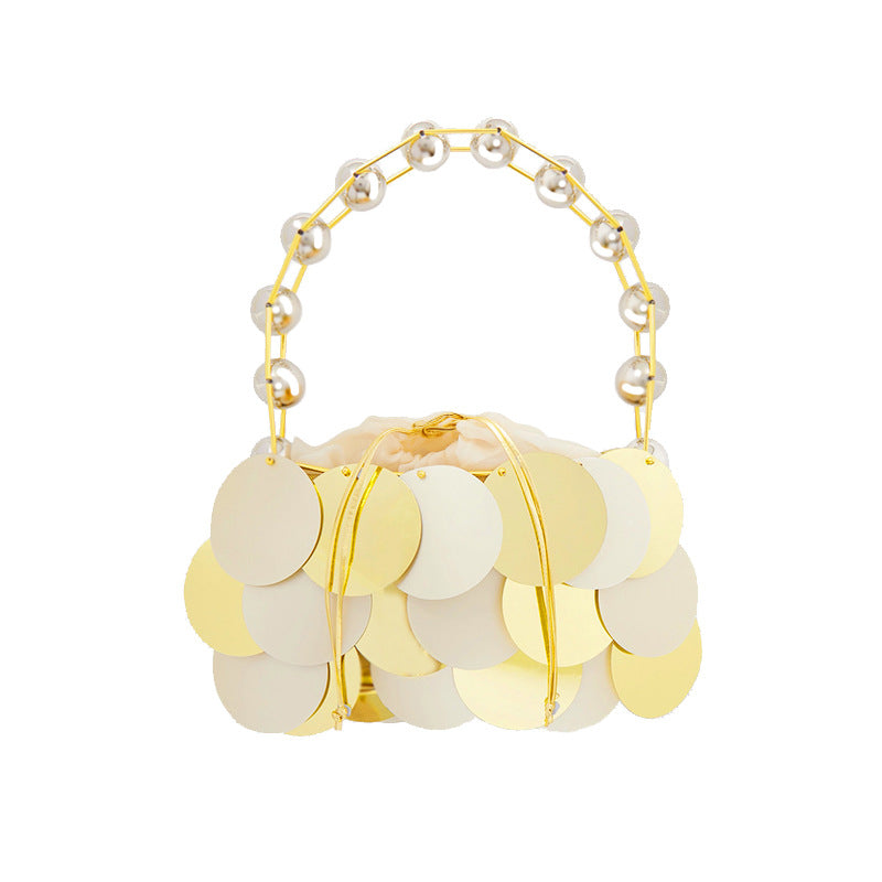 New Trendy Fashion Fish Scale Sequins Portable Single Shoulder Bag