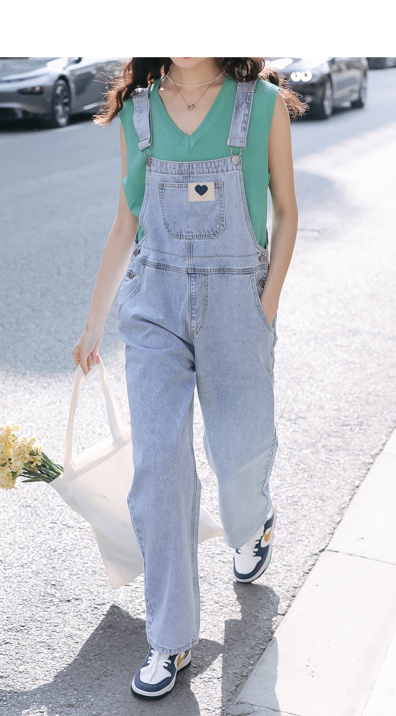 Summer Small Design Sense Niche Suspender Trousers