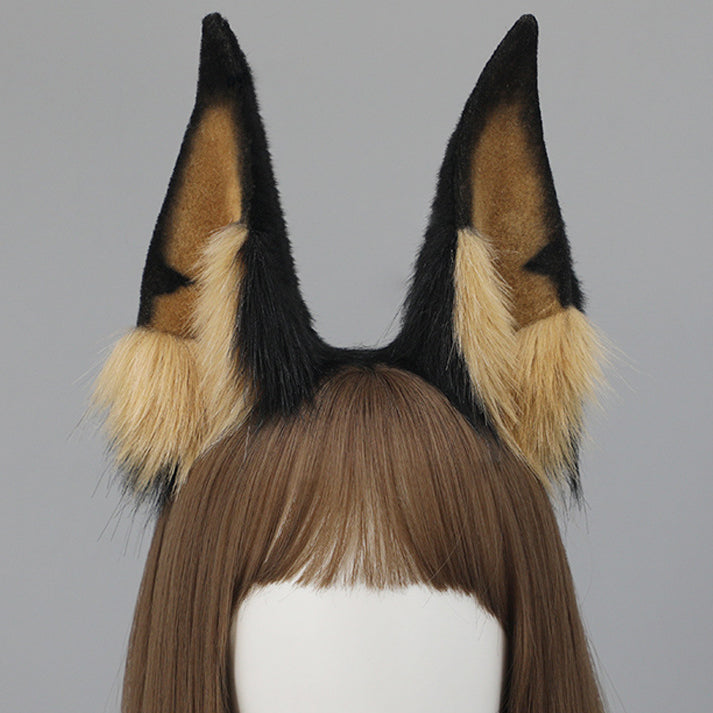 Domineering Mr Dobbin Dog Ear Headband Animal Personification Cos Barrettes