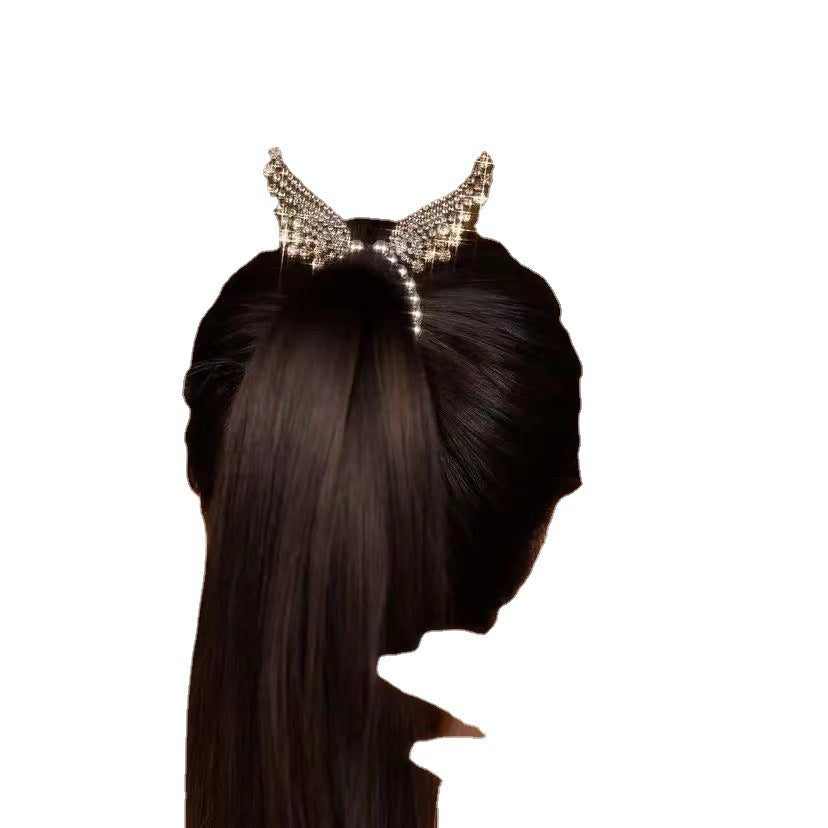 Copper Alloy Synthetic Zircon Micro Diamond Hair Clip