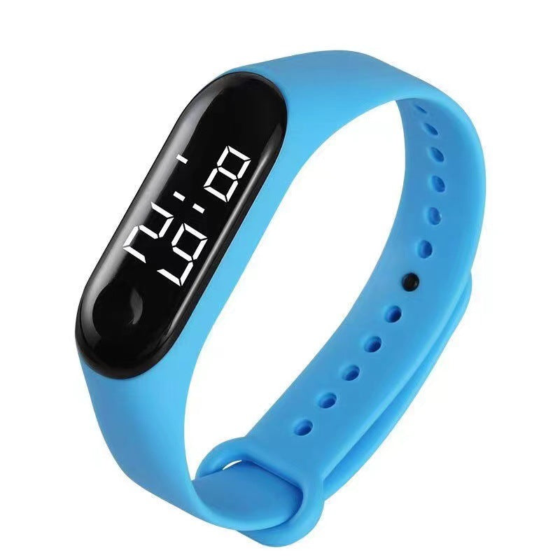 LED Sports Kids Swimming Waterproof Touch Electronic Watch