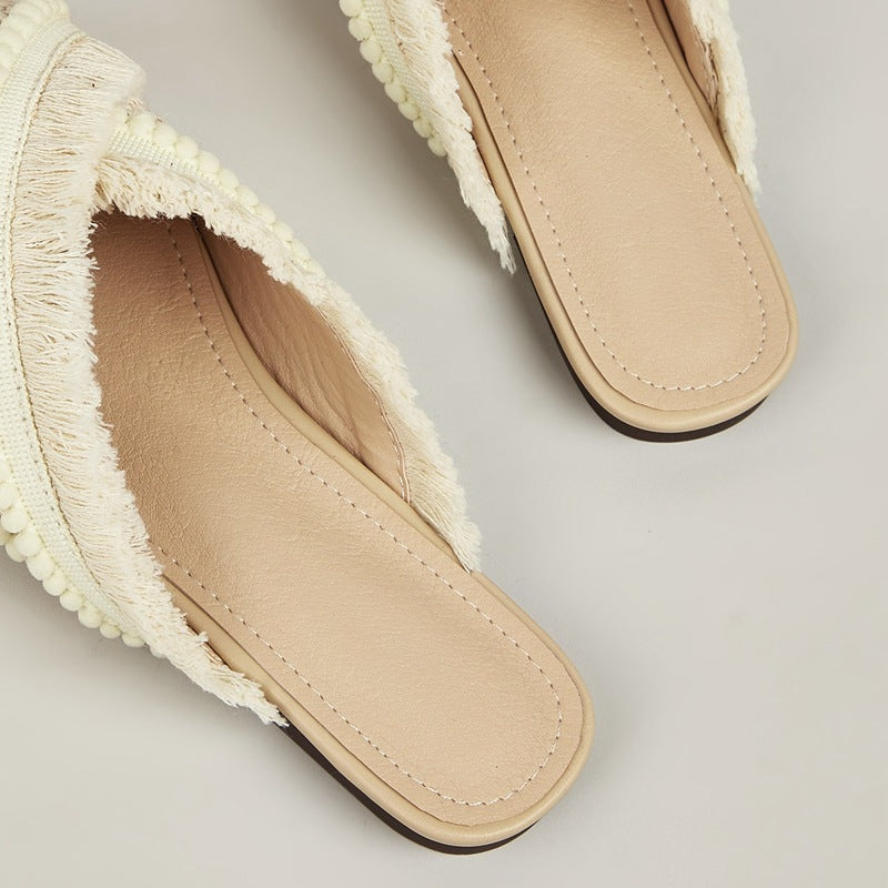 Women's Fashion Casual Simple Solid Color Slippers