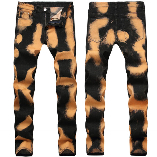 Slim-fit Foreign Trade Men's Straight-leg Jeans Men's Trousers
