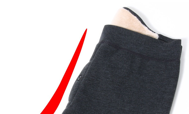 Soft Ermine Knee And Waist Warm Pants