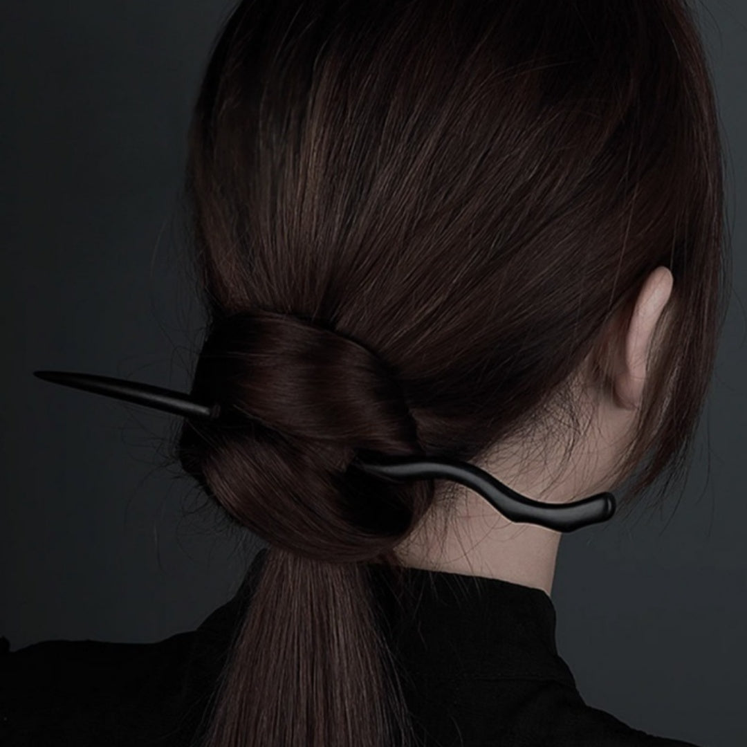 Women's Ancient Style Han Chinese Clothing Wooden Hairpin