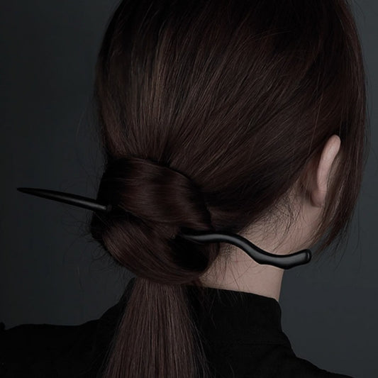 Women's Ancient Style Han Chinese Clothing Wooden Hairpin