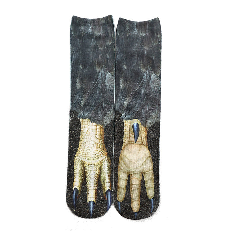 animal print socks 3D
