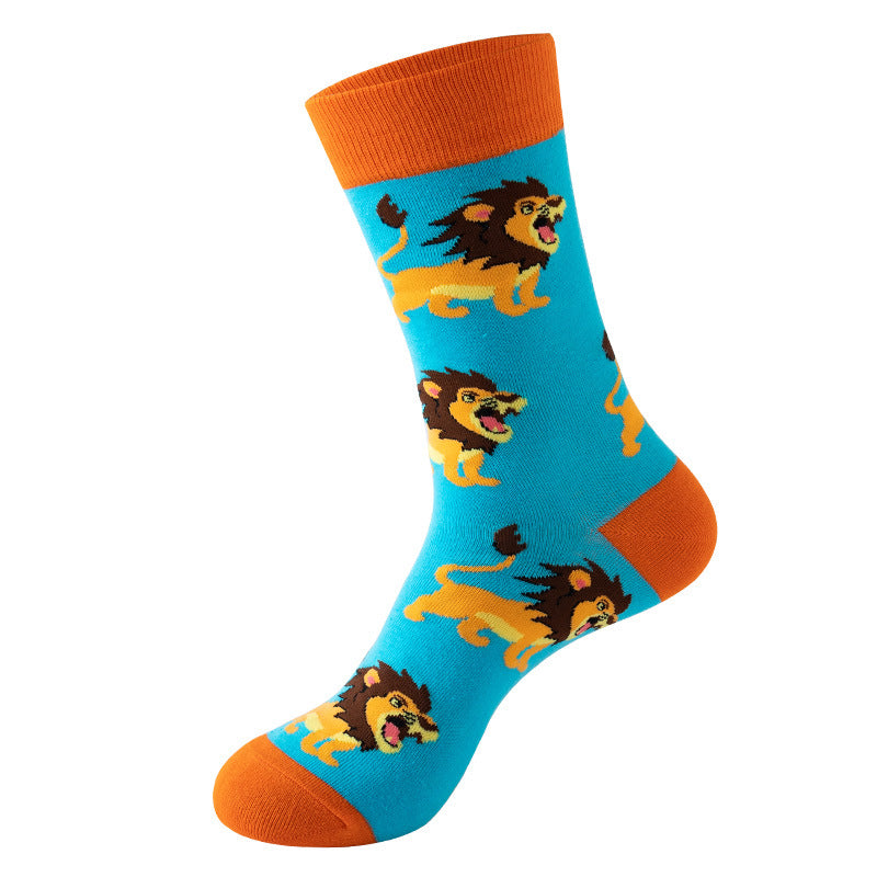 Mid-calf Cotton Animal-themed Socks For Women