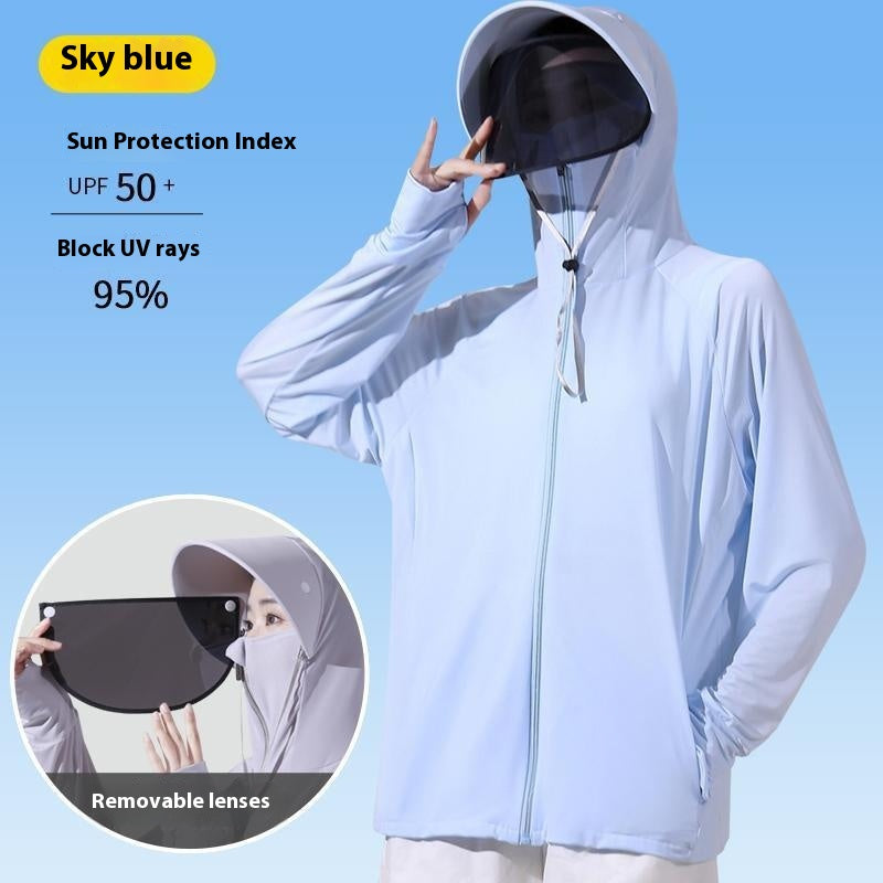 Women's Sun Protection Thin Breathable Hood Coat