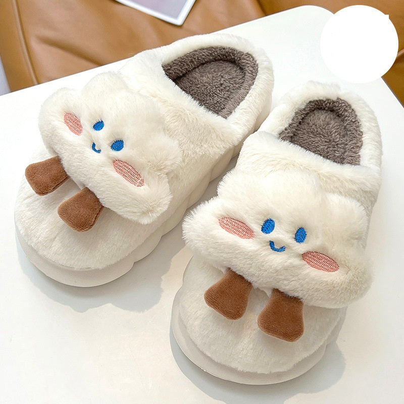 Cute Indoor Home Non-slip Thick Bottom Plush Cotton Mop