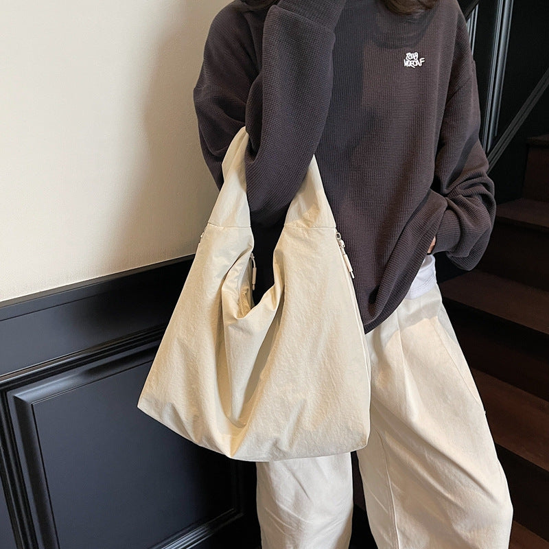 Lazy Relaxed Feeling Large Capacity Canvas Bag Women