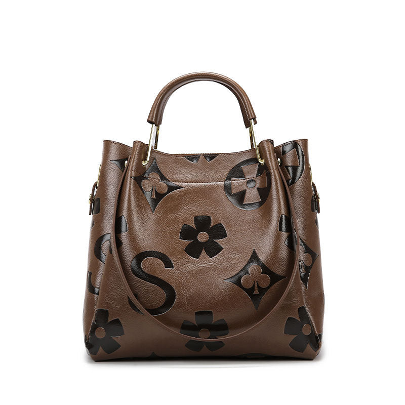 Lady Temperament Large Capacity Vintage Handbag