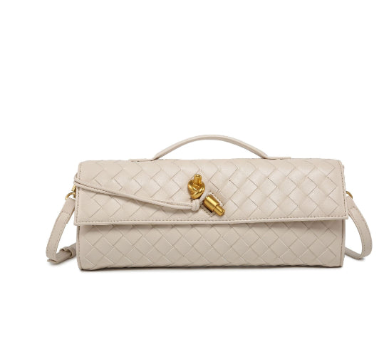 Woven Bag Shoulder Fashion Clutch Crossbody Bag