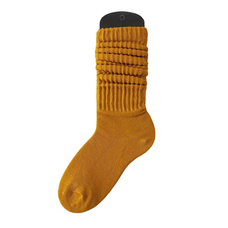 Lazy Bunching Socks European And American Extra Thick Fluffy Loop