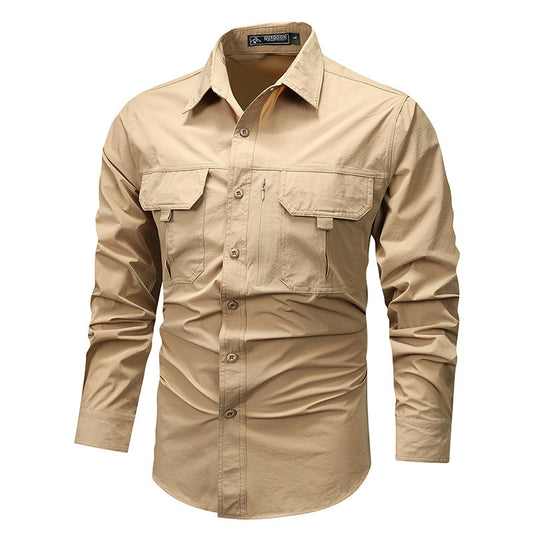 Men's Long-sleeved Shirt Casual Versatile Casual