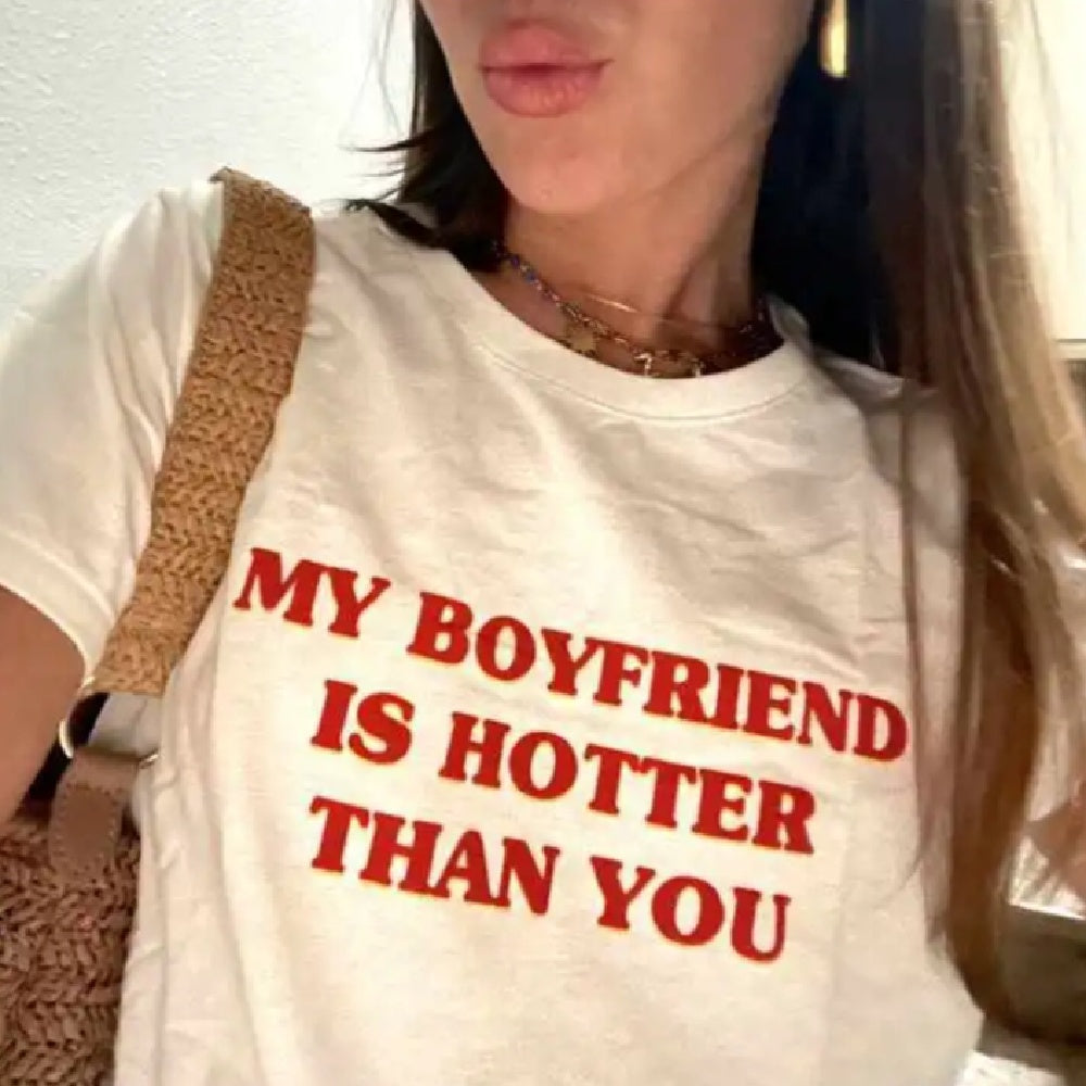 English Couple Short-sleeved T-shirt Men