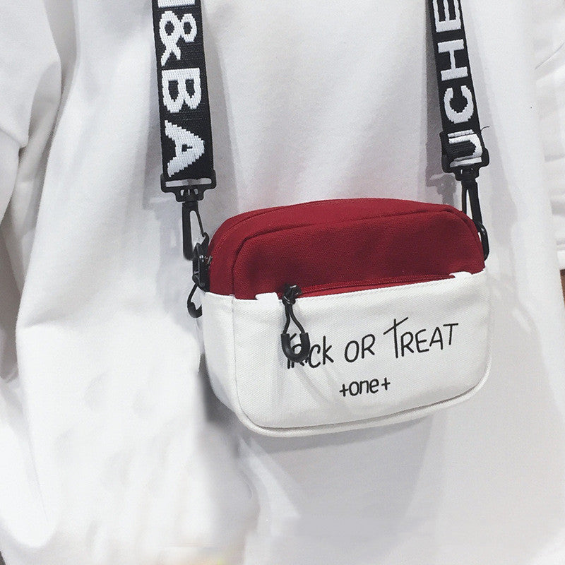 Women's Fashion Simple Canvas Cross Bag