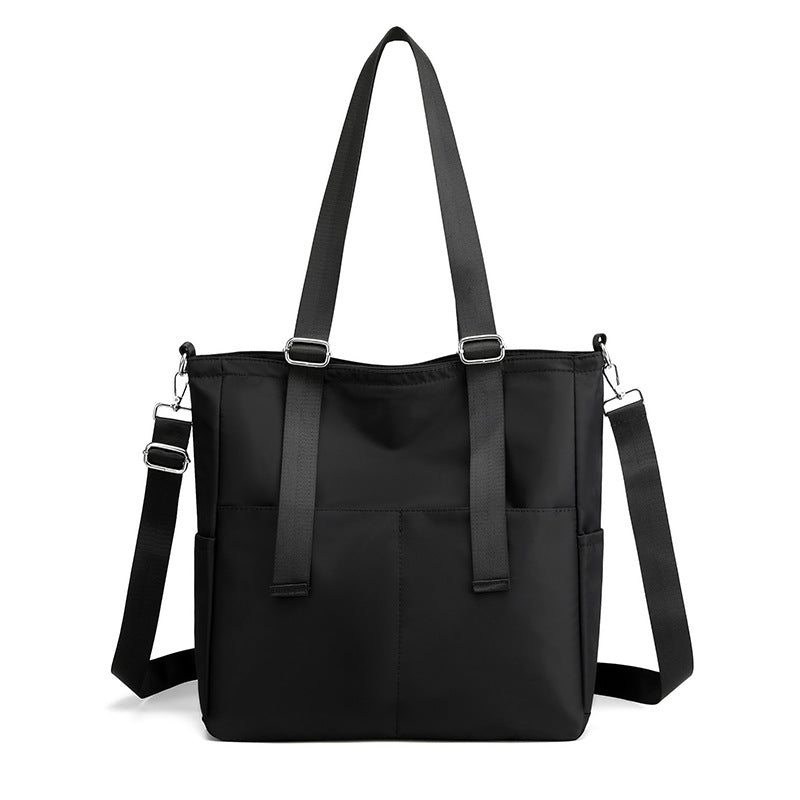 Oxford Cloth Shoulder Bag Large Capacity Casual Tote Bag