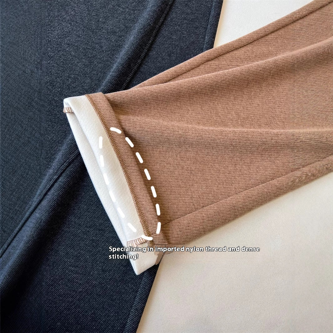 Thickened Acetate Wool Casual Slimming Woolen Wide-leg Pants